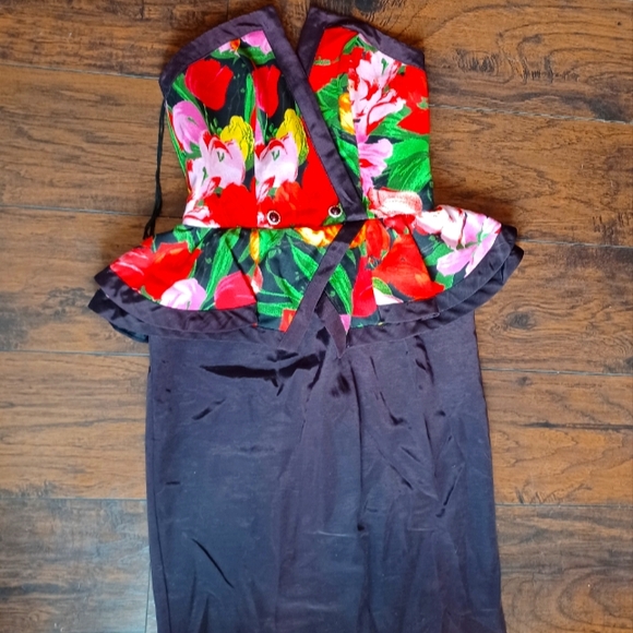 Vintage Working Girl 80s/90s Cocktail Party Dress - Picture 1 of 9